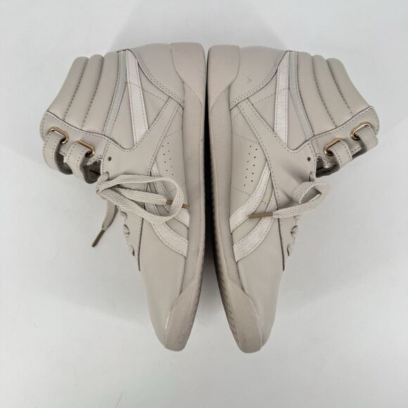Reebok Freestyle Hi “The 54-11” Women’s High Top Sneakers Beige Size 9 - Picture 8 of 11